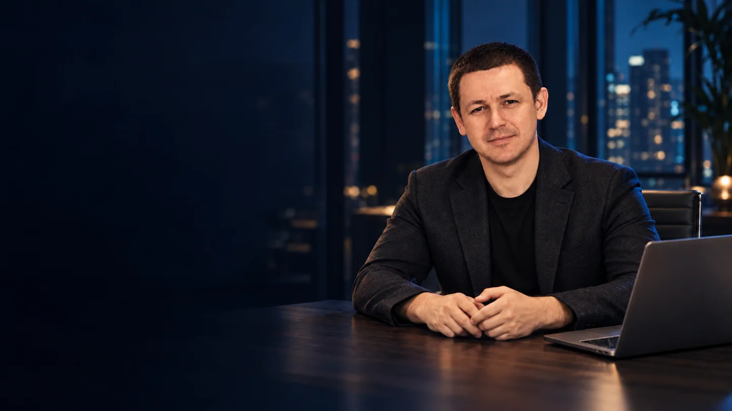 Владислав Якутин, основатель AI-CONVERSIO — иллюстрация на основе оригинальной фотографии